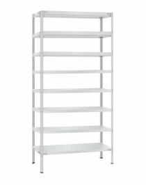 Стеллаж металлический Титан МС-500 2300х1000х600 8 полок Стеллаж металлический Титан МС-500 2300х1000х600 8 полок