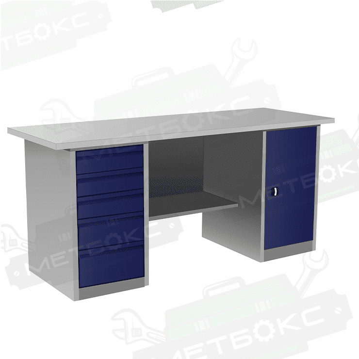 Верстак с тумбой и драйвером ВП-4Т/1,6 купить в Екатеринбурге Верстак с тумбой и драйвером ВП-4Т/1,6 купить в Екатеринбурге