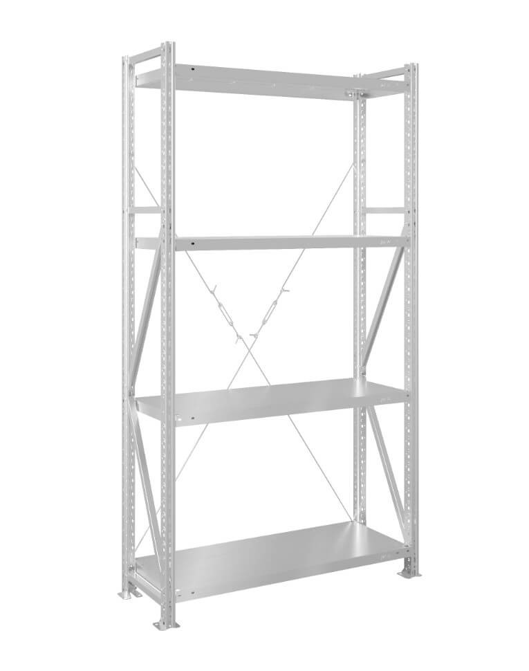 Стеллаж MS U 2000x1000x800 4 полки (200 кг, металл) купить в Екатеринбурге