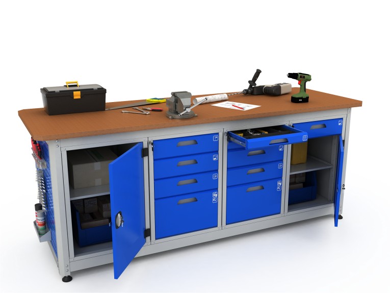 Верстак четырехтумбовый COMBAT 41452.2340 купить в Екатеринбурге Верстак четырехтумбовый COMBAT 41452.2340 купить в Екатеринбурге