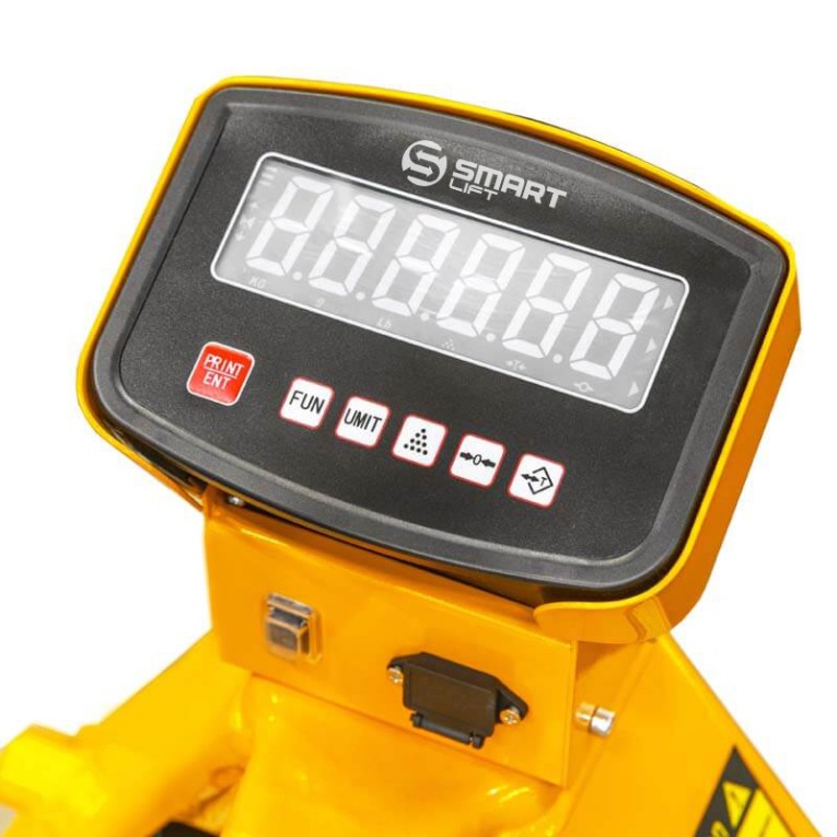 Гидравлическая тележка с весами BFC20 (г/п 2000 кг, вилы 1150x570 мм, RDP) SMARTLIFT (SMART) купить в Екатеринбурге Гидравлическая тележка с весами BFC20 (г/п 2000 кг, вилы 1150x570 мм, RDP) SMARTLIFT (SMART) купить в Екатеринбурге