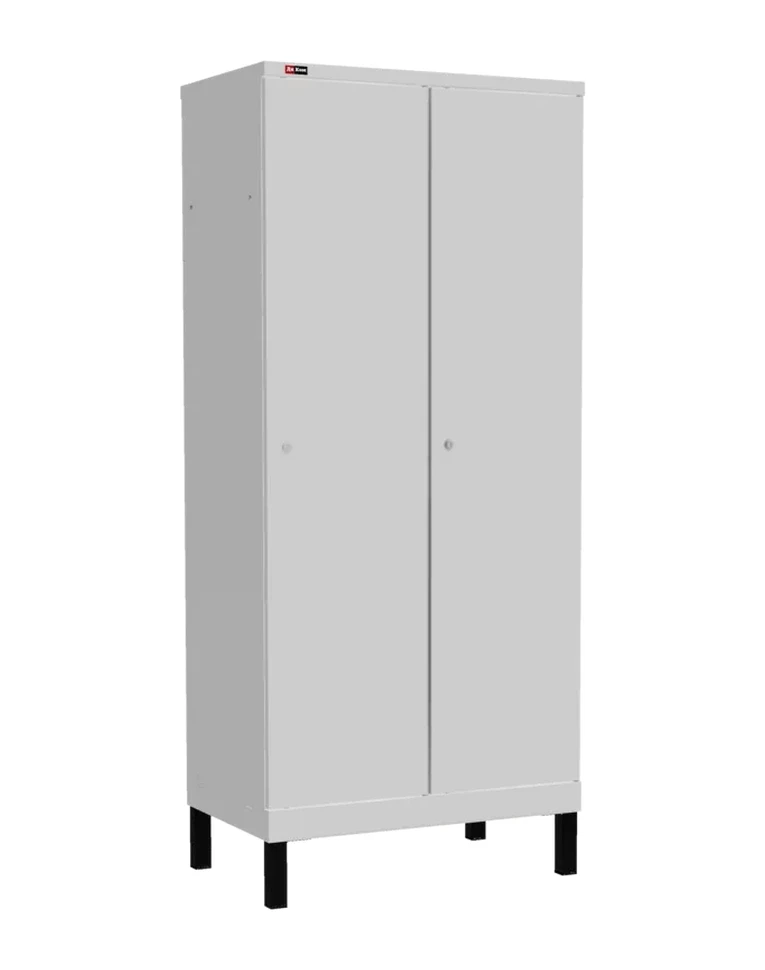 Шкаф-локер ДиКом УНО-421, корпус RAL 7038, двери RAL 7038, на ножках