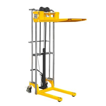 Ручной гидравлический штабелер SDDJS1500 (400 кг; 1,5 м; с вилами и площадкой) SMARTLIFT (SMART) купить в Екатеринбурге Ручной гидравлический штабелер SDDJS1500 (400 кг; 1,5 м; с вилами и площадкой) SMARTLIFT (SMART) купить в Екатеринбурге