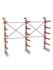 СТ-062 Стеллаж односторонний 5 ярусов ДОП. СТ-062 Стеллаж односторонний 5 ярусов ДОП.