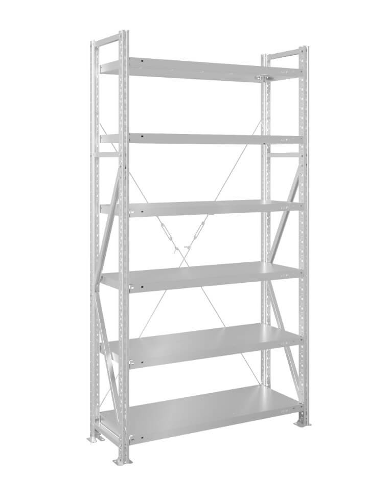 Стеллаж MS U 2000x1500x400 6 полок (150 кг, металл) купить в Екатеринбурге