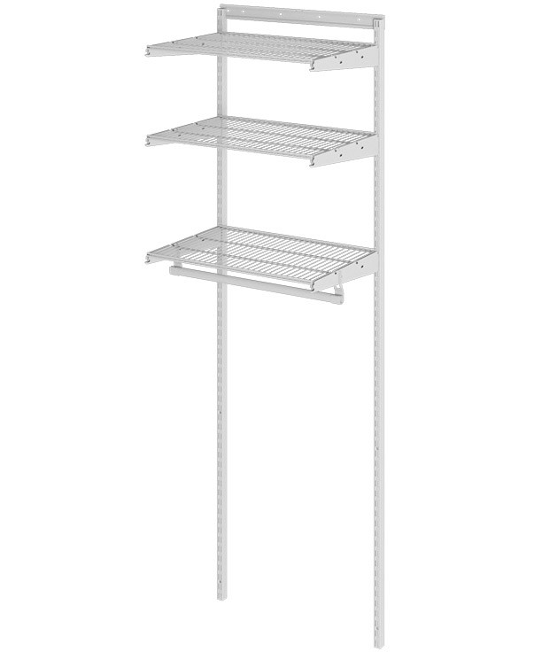 Гардеробная система Практик Home Basic G60 белая купить в Екатеринбурге Гардеробная система Практик Home Basic G60 белая купить в Екатеринбурге