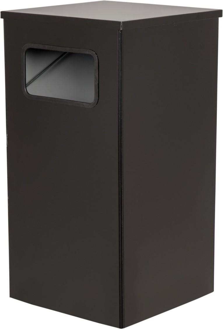 Урна 80 литров Квадро-19 черный купить в Екатеринбурге Урна 80 литров Квадро-19 черный купить в Екатеринбурге
