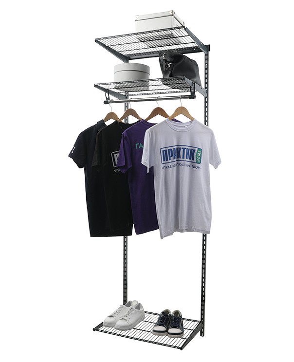 Гардеробная система Практик Home Basic G60 графит купить в Екатеринбурге Гардеробная система Практик Home Basic G60 графит купить в Екатеринбурге