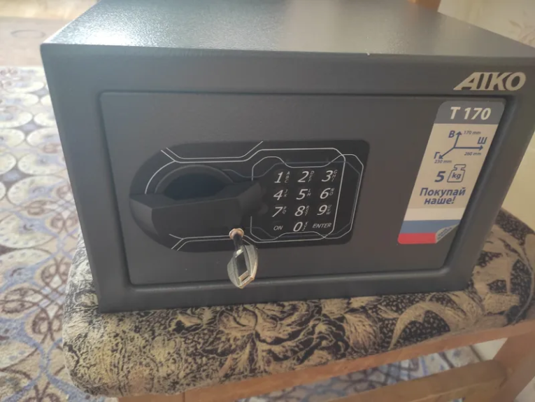 Мебельный сейф Aiko Т-170 EL купить в Екатеринбурге Мебельный сейф Aiko Т-170 EL купить в Екатеринбурге
