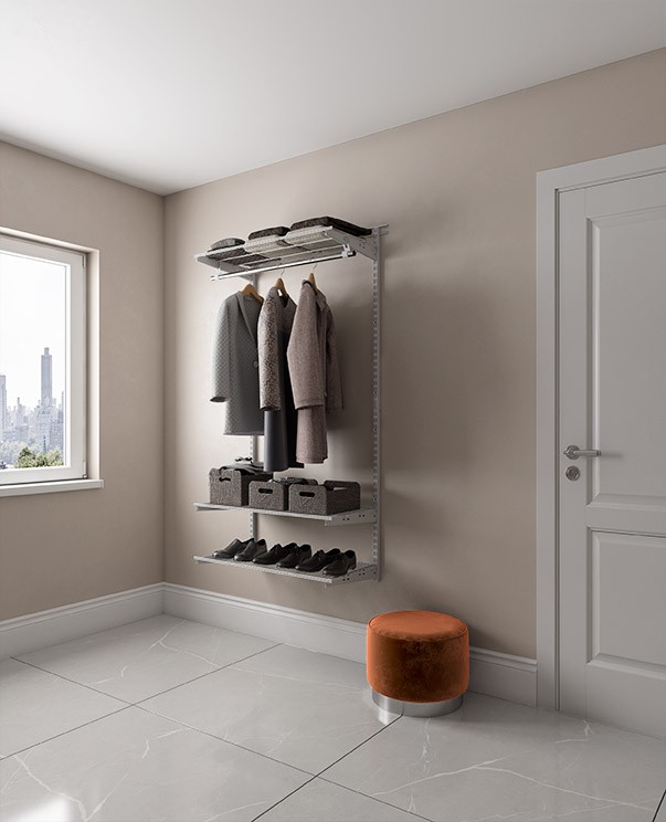 Гардеробная система Практик Home Basic G90 графит купить в Екатеринбурге Гардеробная система Практик Home Basic G90 графит купить в Екатеринбурге