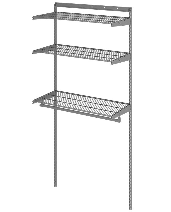 Гардеробная система Практик Home Basic G90 графит купить в Екатеринбурге Гардеробная система Практик Home Basic G90 графит купить в Екатеринбурге