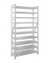 Стеллаж MS U 2000x1200x400 10 полок (280 кг, металл) купить в Екатеринбурге
