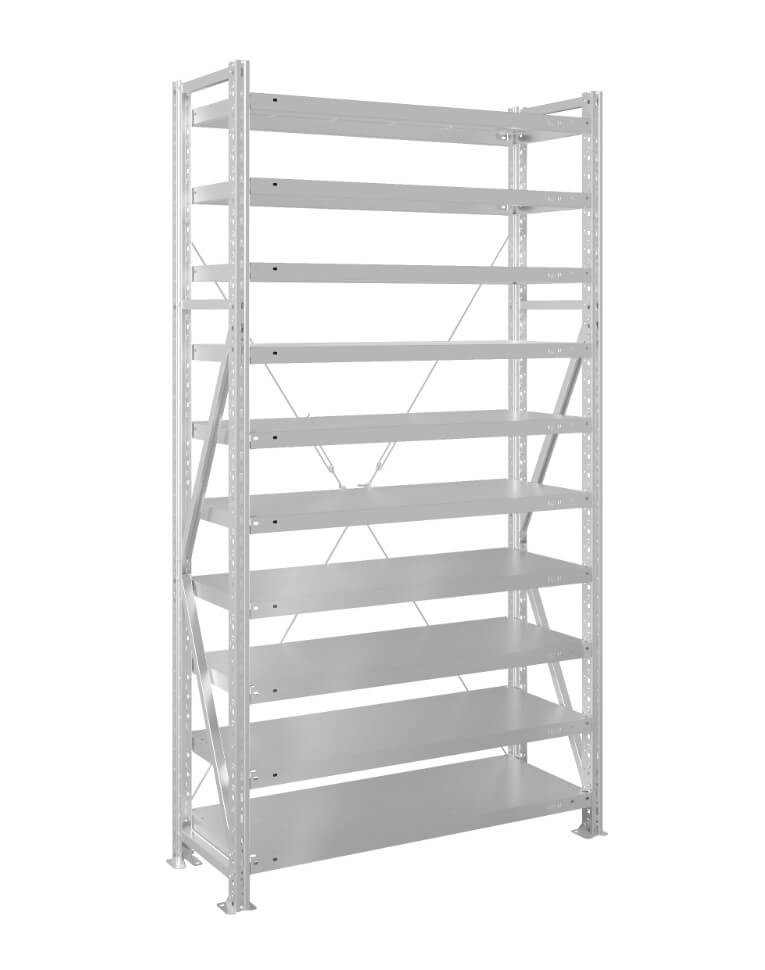 Стеллаж MS U 2000x1500x800 10 полок (200 кг, металл) купить в Екатеринбурге