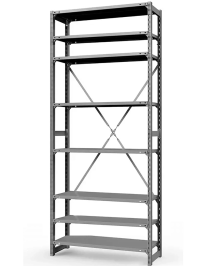 Стеллаж ТСУ 2500x1500x300 8 полок (150 кг, металл)