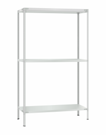 Стеллаж металлический Титан МС-500 2300х1200х500 3 полки Стеллаж металлический Титан МС-500 2300х1200х500 3 полки