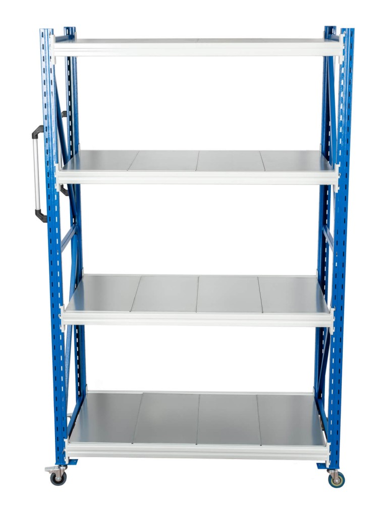 Стеллаж мобильный БиКом СТ-4 300x180x40 4 полки купить в Екатеринбурге Стеллаж мобильный БиКом СТ-4 300x180x40 4 полки купить в Екатеринбурге