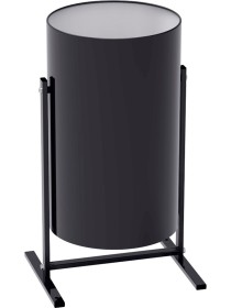 Металлическая уличная урна 19 литров черного цвета Металлическая уличная урна 19 литров черного цвета