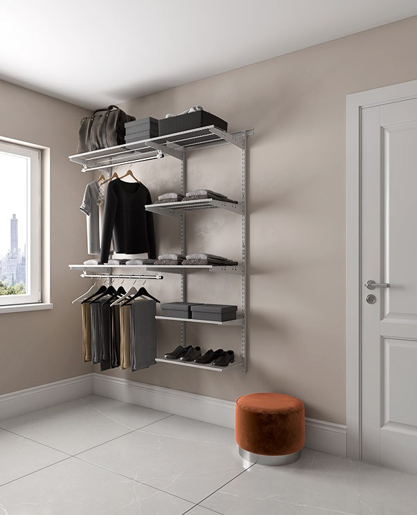 Гардеробная система Практик Home Optima G150 графит купить в Екатеринбурге Гардеробная система Практик Home Optima G150 графит купить в Екатеринбурге