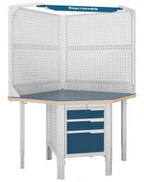 Верстак (угловой) CTR U532.S3.1-2FR