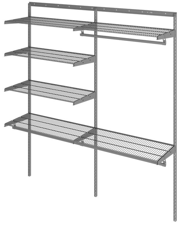 Гардеробная система Практик Home Optima G180 графит купить в Екатеринбурге Гардеробная система Практик Home Optima G180 графит купить в Екатеринбурге