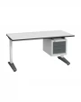 Стол монтажный ДиКом СР-150-01, ESD пластик, нерегулируемый, без экрана, с подвесной тумбой Стол монтажный ДиКом СР-150-01, ESD пластик, нерегулируемый, без экрана, с подвесной тумбой
