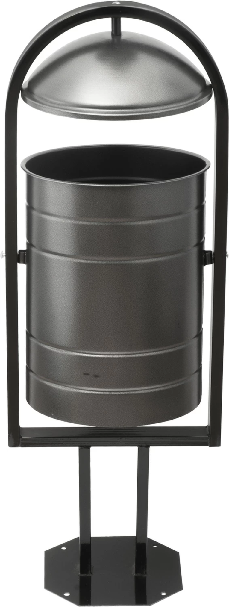 Урна уличная 370х300х1000 серебряная купить в Екатеринбурге Урна уличная 370х300х1000 серебряная купить в Екатеринбурге