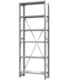 Стеллаж ТСУ 3500x1200x800 6 полок (150 кг, перф) Стеллаж ТСУ 3500x1200x800 6 полок (150 кг, перф)