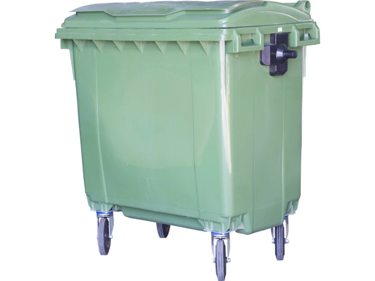 Мусорный контейнер 770л. зелёный купить в Екатеринбурге Мусорный контейнер 770л. зелёный купить в Екатеринбурге