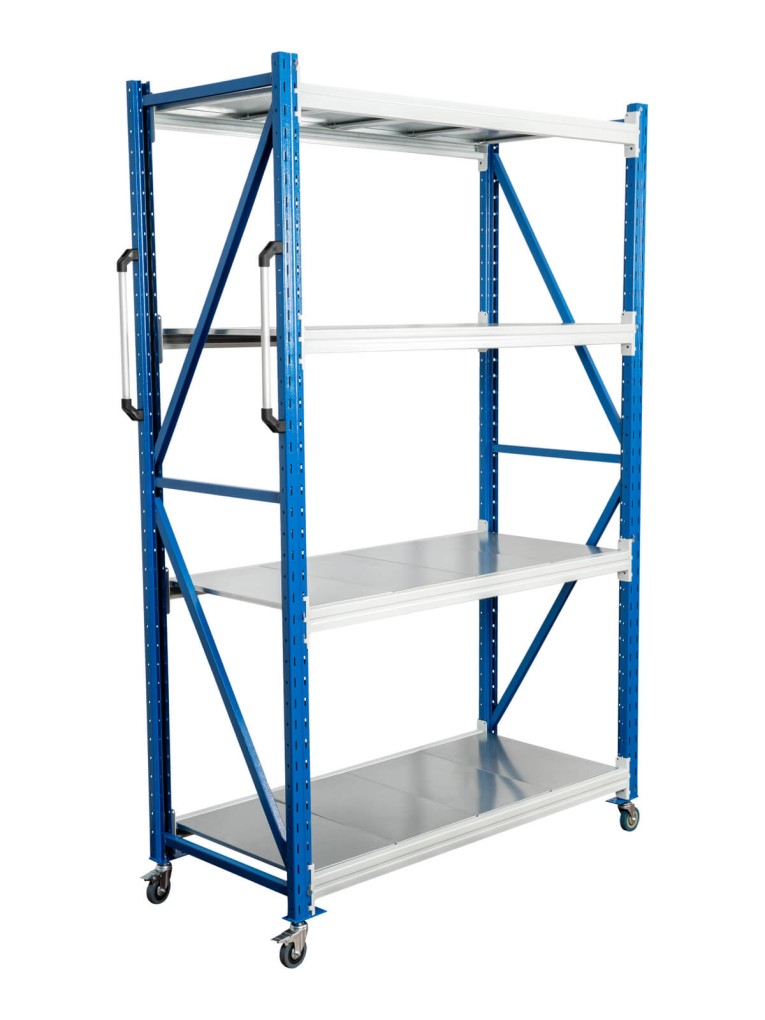 Стеллаж мобильный БиКом СТ-4 200x150x100 4 полки купить в Екатеринбурге Стеллаж мобильный БиКом СТ-4 200x150x100 4 полки купить в Екатеринбурге