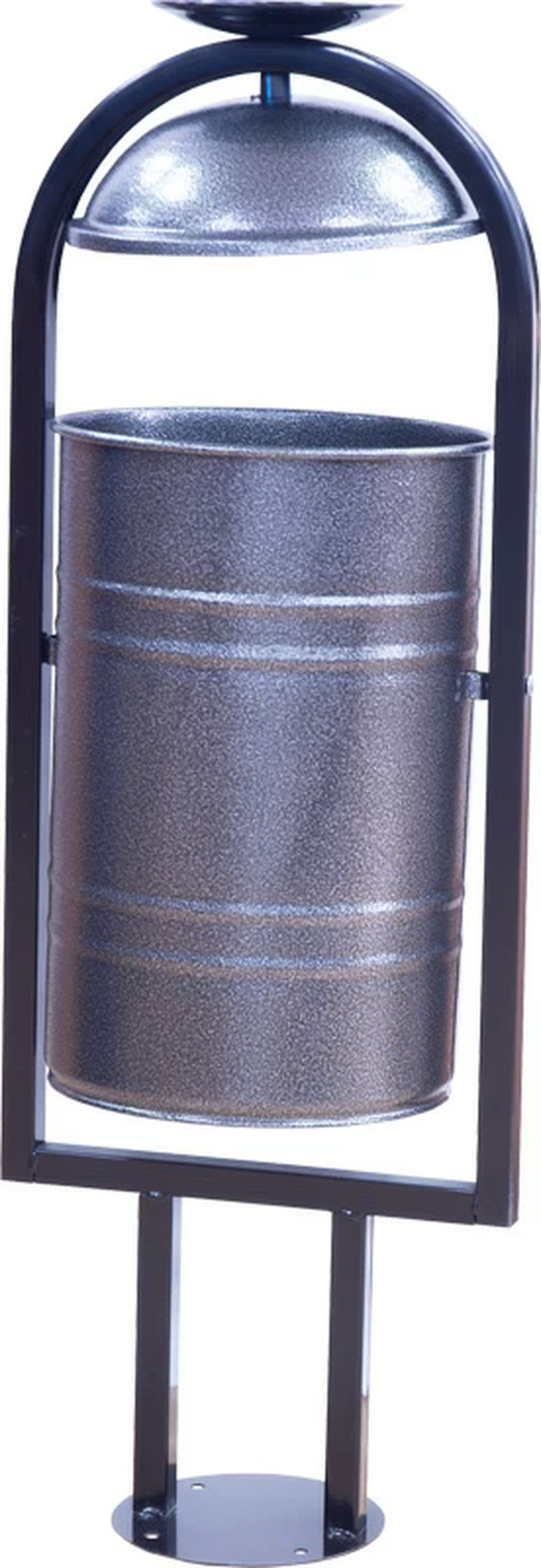 Урна металлическая с пепельницей 1050х370х300 мм серый антик купить в Екатеринбурге Урна металлическая с пепельницей 1050х370х300 мм серый антик купить в Екатеринбурге