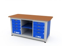 Верстак двухтумбовый COMBAT 2404.1830 Верстак двухтумбовый COMBAT 2404.1830