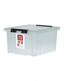 Контейнер Rox Box Original 36 (500х390х250 мм с крышкой и клипсами прозрачный)