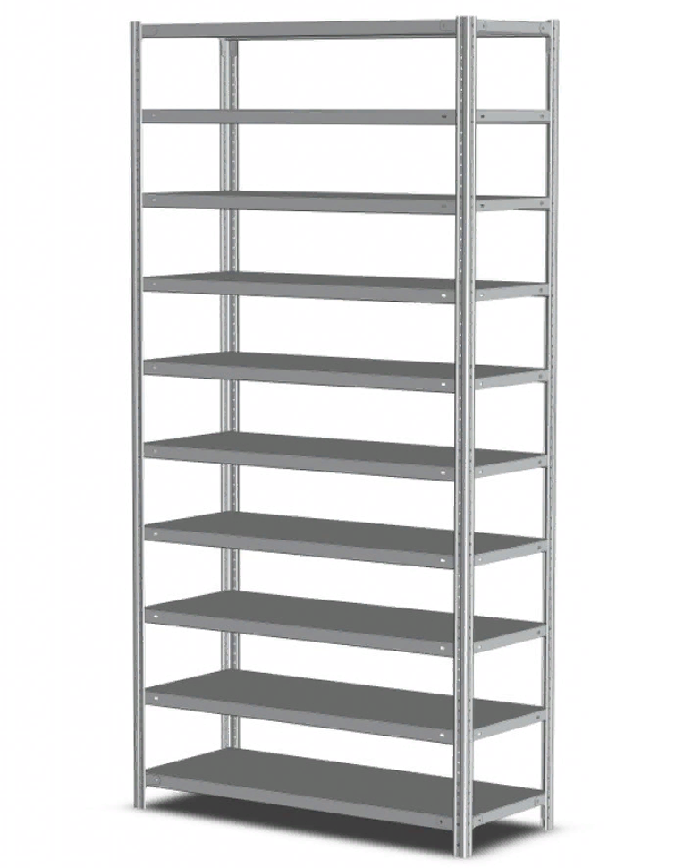 Стеллаж MS Standart 2550х700х300 10 полок купить в Екатеринбурге