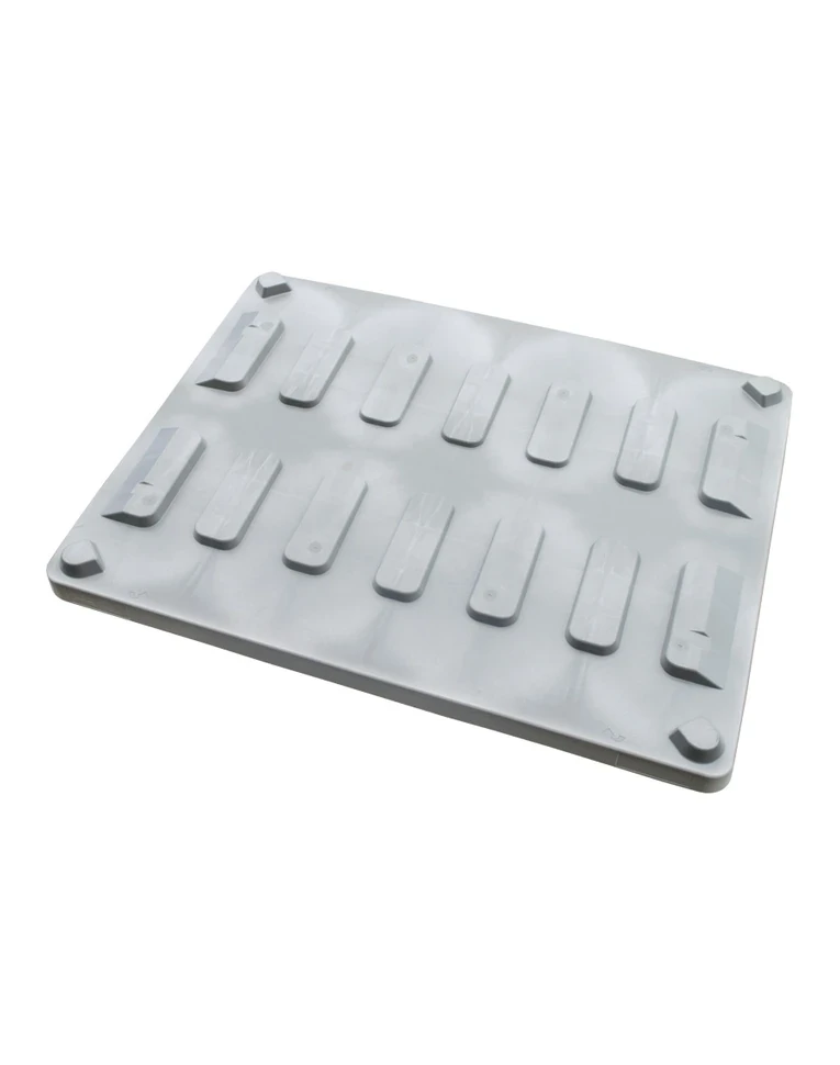Крышка для BoxPallet 1237х836х63 мм серая (cm)