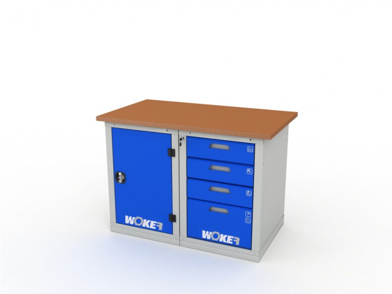 Верстак двухтумбовый WOKER PRO 2104.1200 купить в Екатеринбурге
