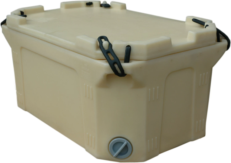 Контейнер 790х490х400 мм бежевый с крышкой купить в Екатеринбурге Контейнер 790х490х400 мм бежевый с крышкой купить в Екатеринбурге