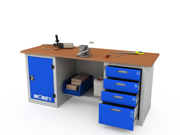 Верстак двухтумбовый WOKER PRO 2104.2000 купить в Екатеринбурге Верстак двухтумбовый WOKER PRO 2104.2000 купить в Екатеринбурге