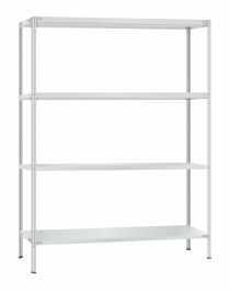 Стеллаж металлический Титан МС-500 2300х1500х400 4 полки Стеллаж металлический Титан МС-500 2300х1500х400 4 полки