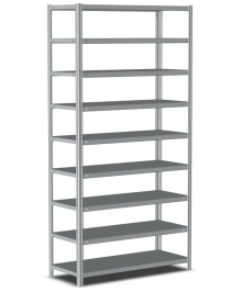 Стеллаж металлический Титан МС-500 2200х1000х300 9 полок