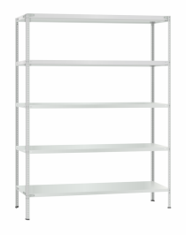 Стеллаж металлический Титан МС-500 2300х1500х400 5 полок Стеллаж металлический Титан МС-500 2300х1500х400 5 полок