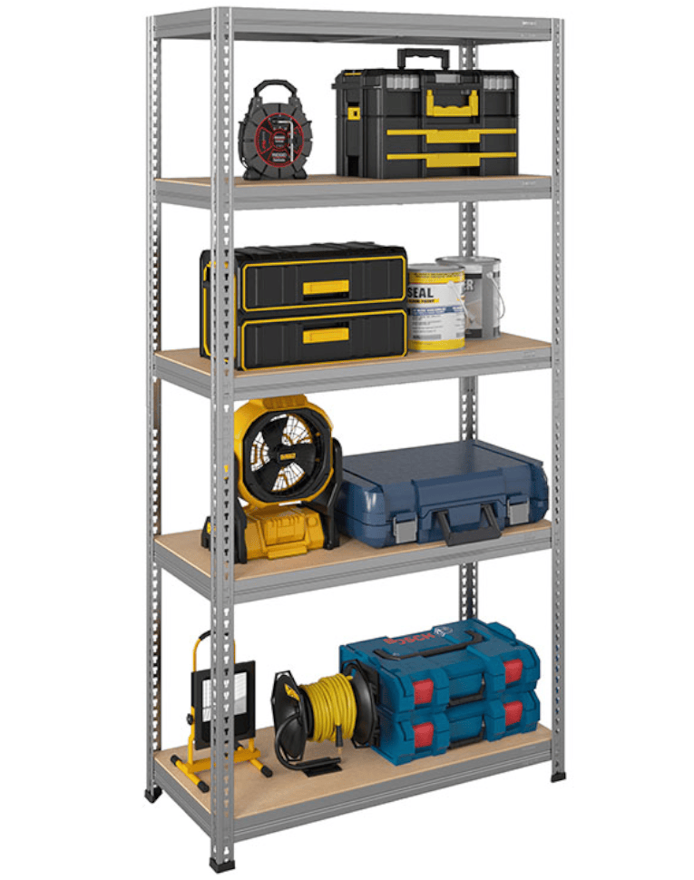 Стеллаж быстросборный ЛОФТ (SBL) 1800x1200x450 5 полок (цинк) купить в Екатеринбурге Стеллаж быстросборный ЛОФТ (SBL) 1800x1200x450 5 полок (цинк) купить в Екатеринбурге