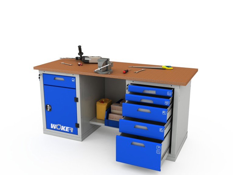 Верстак двухтумбовый WOKER PRO 2205.1800 купить в Екатеринбурге Верстак двухтумбовый WOKER PRO 2205.1800 купить в Екатеринбурге