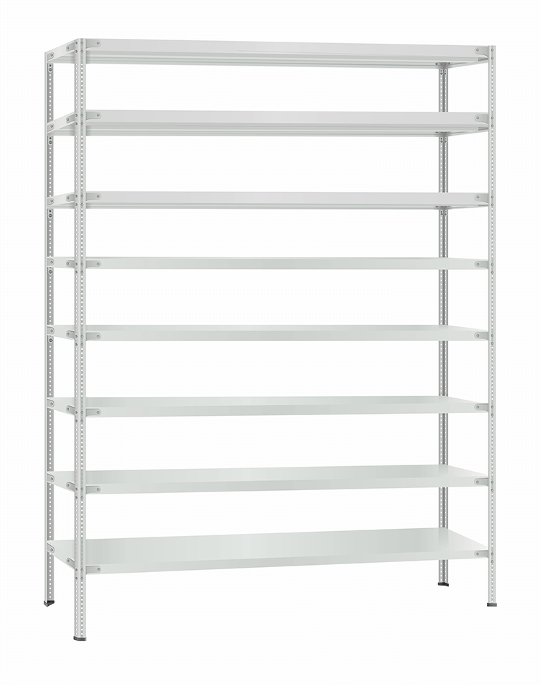 Стеллаж металлический Титан МС-900 3000x1000x600 8 полок купить в Екатеринбурге Стеллаж металлический Титан МС-900 3000x1000x600 8 полок купить в Екатеринбурге