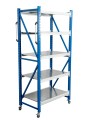 Стеллаж мобильный БиКом СТ-4 250x150x100 5 полок Стеллаж мобильный БиКом СТ-4 250x150x100 5 полок
