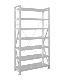 Стеллаж MS U 3000x1200x800 7 полок (350 кг, перф)