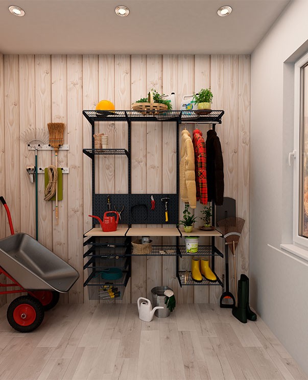 Гардеробная система Практик Home Дача 1 купить в Екатеринбурге Гардеробная система Практик Home Дача 1 купить в Екатеринбурге