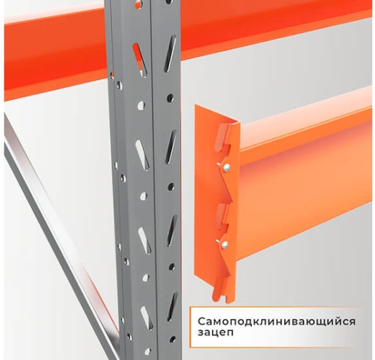 Стеллаж паллетный СПЛ 2000х1800х1100 1 ярус (1300/9700) купить в Екатеринбурге