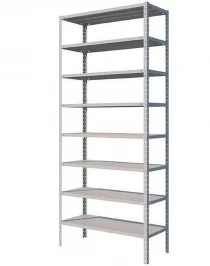 Стеллаж MS Standart 2550х1000х400 8 полок