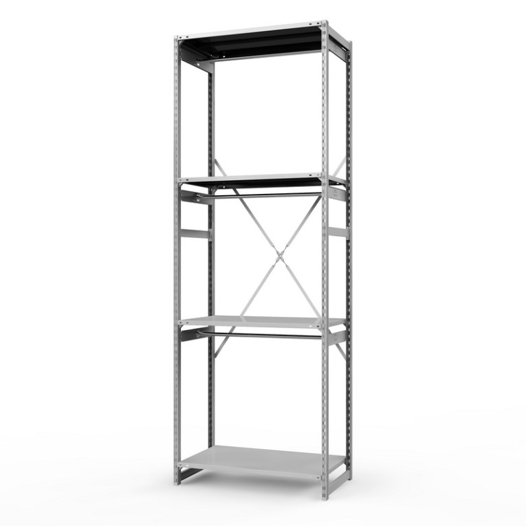 Стеллаж металлический ТСУ Универсал, 3000х1060х600 мм.Штанги: 3шт. Полки: металл 4 шт. купить в Екатеринбурге