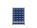 Стеллаж для пластиковых лотков SORTEX двухсторонний 1500x1000x800.03 купить в Екатеринбурге
